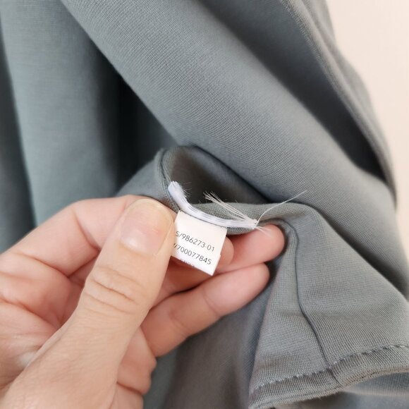 Athleta Comfy Eastbound Blazer Jacket Sage Green Stretch Slouchy Women's 10 - Picture 7 of 7